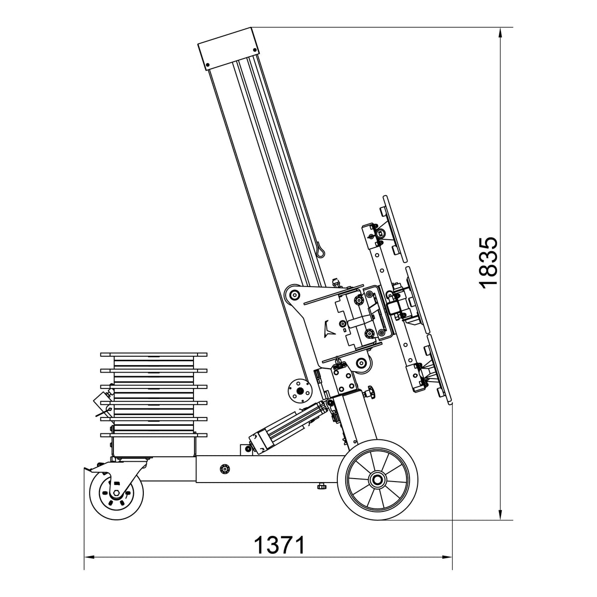 Sollevatore manuale multisuperficie UPT400